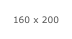 160 x 200