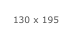 130 x 195