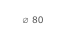 ∅ 80