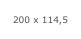 200 x 114,5