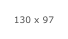 130 x 97