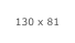 130 x 81