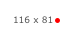 116 x 81￼