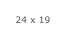 24 x 19